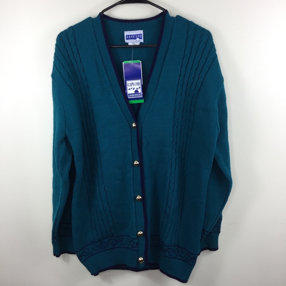Cape Cod Vintage Button Cardigan Canterbury Color